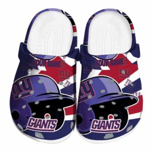 Customized New York Giants Baseball Helmet Crocs Best selling