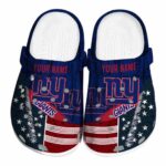 Customized New York Giants Star Spangled Side Pattern Crocs Best selling