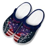 Customized New York Giants Star Spangled Side Pattern Crocs Best selling
