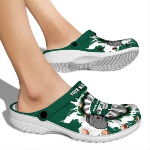 Customized New York Jets Gripping Hand Crocs High quality