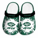 Customized New York Jets Splash Art Crocs Best selling