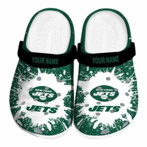 Customized New York Jets Splash Art Crocs Best selling