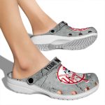 Customized New York Yankees Cracked Texture Crocs Best selling