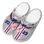 Customized New York Yankees Pinstripe Pattern Crocs Best selling