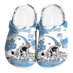 Customized North Carolina Tar Heels Football Helmet Crocs Best selling