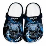 Customized North Carolina Tar Heels Gothic Skull Crocs Best selling