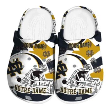 Customized Notre Dame Fighting Irish Football Helmet Crocs Best selling
