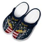 Customized Notre Dame Fighting Irish Star Spangled Side Pattern Crocs Best selling