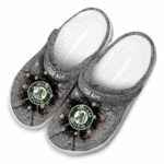 Customized Oakland Athletics Cracked Ground Texture Crocs Best selling