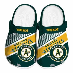 Customized Oakland Athletics Vibrant Dual Tone Crocs Best selling