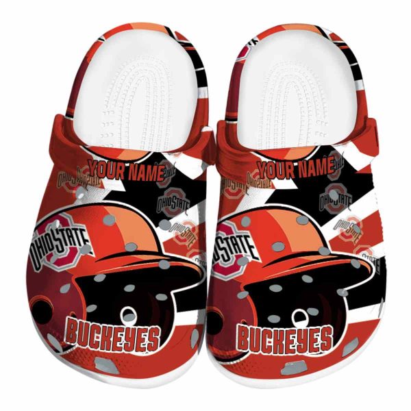 Customized Ohio State Buckeyes Baseball Helmet Crocs Best selling