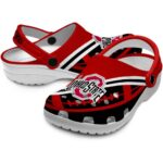 Customized Ohio State Buckeyes Football Motif Crocs Best selling
