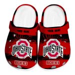 Customized Ohio State Buckeyes Paint Splatter Graphics Crocs Best selling