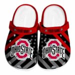 Customized Ohio State Buckeyes Star Spangled Graphic Crocs Best selling