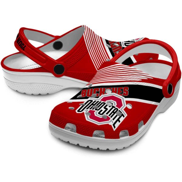 Customized Ohio State Buckeyes Vibrant Dual Tone Crocs Latest Model