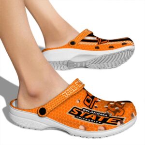 Customized Oklahoma State Cowboys Contrasting Stripes Crocs High quality