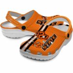 Customized Oklahoma State Cowboys Contrasting Stripes Crocs Best selling
