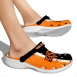Customized Oklahoma State Cowboys Vertical Stripes Crocs Best selling