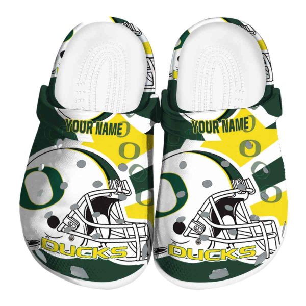 Customized Oregon Ducks Football Helmet Crocs Best selling