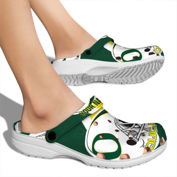 Customized Oregon Ducks Football Helmet Crocs High quality