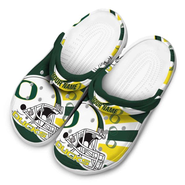 Customized Oregon Ducks Football Helmet Crocs Trendy