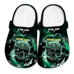 Customized Oregon Ducks Gothic Skull Crocs Best selling