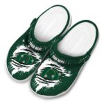 Customized Oregon Ducks Splash Motif Background Crocs Best selling