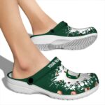 Customized Oregon Ducks Splatter Background Crocs Best selling