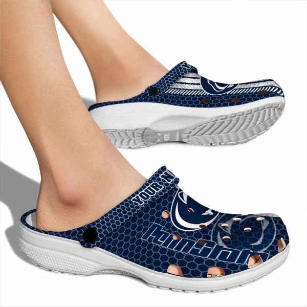 Customized Penn State Nittany Lions Contrasting Stripes Crocs High quality