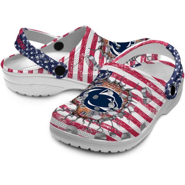 Customized Penn State Nittany Lions Freedom Splinter Crocs Latest Model
