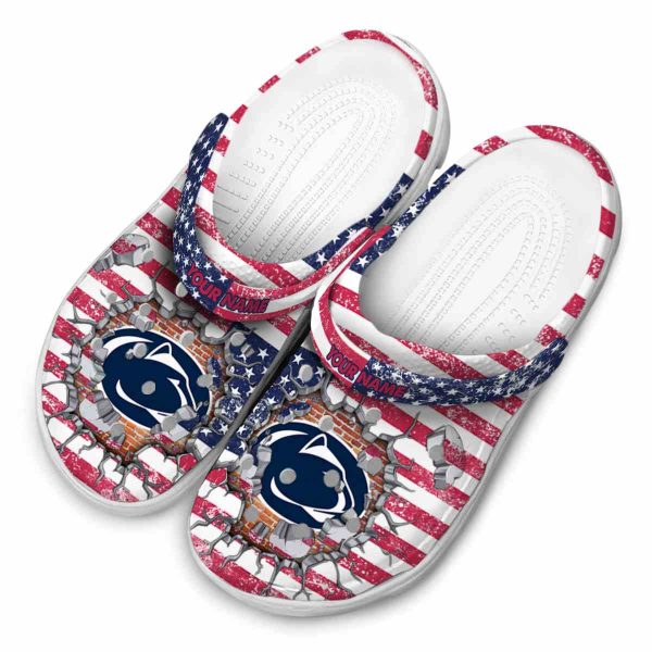 Customized Penn State Nittany Lions Freedom Splinter Crocs Trendy