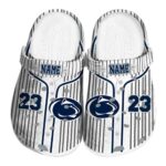 Customized Penn State Nittany Lions Pinstripe Pattern Crocs Best selling