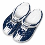 Customized Penn State Nittany Lions Vertical Stripes Crocs Best selling
