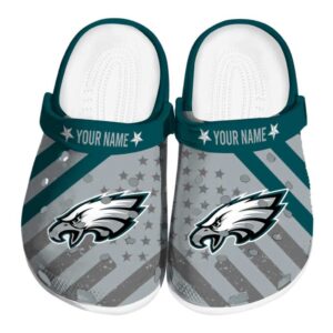 Customized Philadelphia Eagles Star Spangled Graphic Crocs Best selling