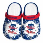 Customized Philadelphia Phillies Splash Art Crocs Best selling