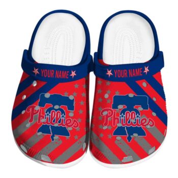Customized Philadelphia Phillies Star Spangled Graphic Crocs Best selling