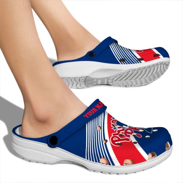 Customized Philadelphia Phillies Vibrant Dual Tone Crocs High quality