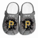 Customized Pittsburgh Pirates Cracked Ground Texture Crocs Best selling