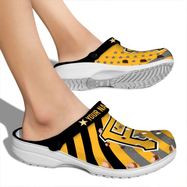 Customized Pittsburgh Pirates Star Spangled Graphic Crocs High quality