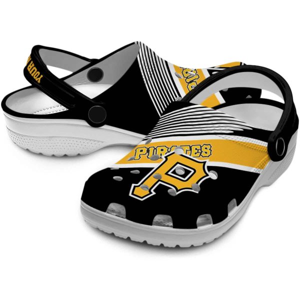 Customized Pittsburgh Pirates Vibrant Dual Tone Crocs Latest Model