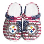 Customized Pittsburgh Steelers Freedom Splinter Crocs Best selling