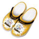 Customized Pittsburgh Steelers Splash Art Crocs Best selling