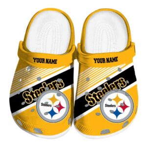 Customized Pittsburgh Steelers Vibrant Dual Tone Crocs Best selling