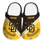 Customized San Diego Padres Baseball Motif Crocs Best selling