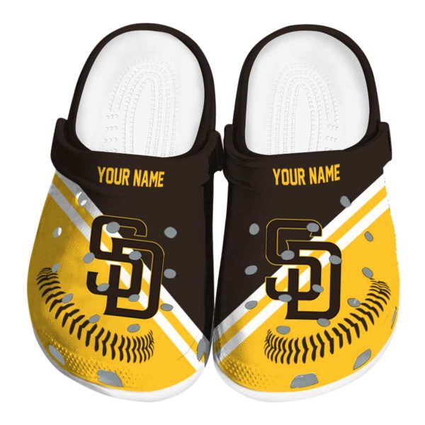 Customized San Diego Padres Baseball Motif Crocs Best selling