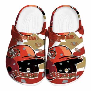 Customized San Francisco 49ers Baseball Helmet Crocs Best selling