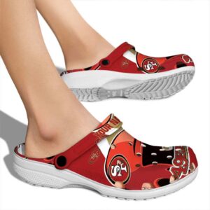Customized San Francisco 49ers Baseball Helmet Crocs High quality