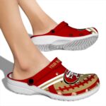 Customized San Francisco 49ers Football Motif Crocs Best selling