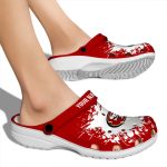 Customized San Francisco 49ers Splatter Background Crocs Best selling