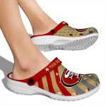 Customized San Francisco 49ers Star Spangled Graphic Crocs Best selling